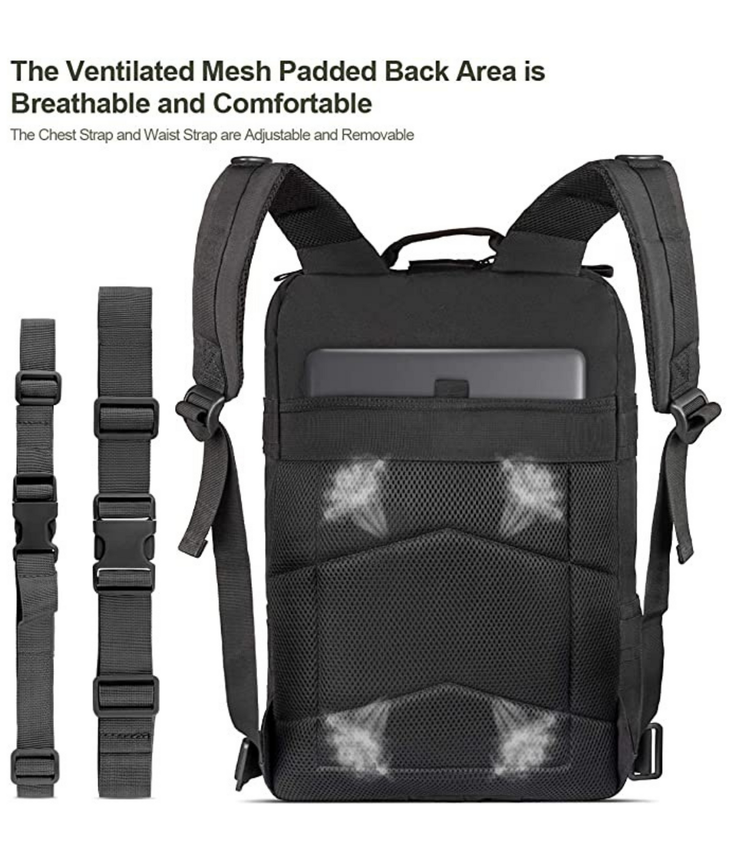 Jupitergear 25L Unisex Molle Backpack - Versatile Rucksack & Range Bag